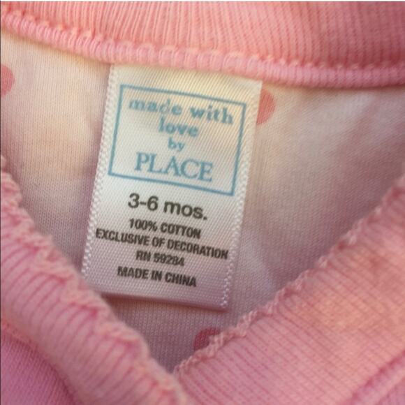 Children's Place Two Piece Pink Set 3-6 Months - Picture 5 of 6